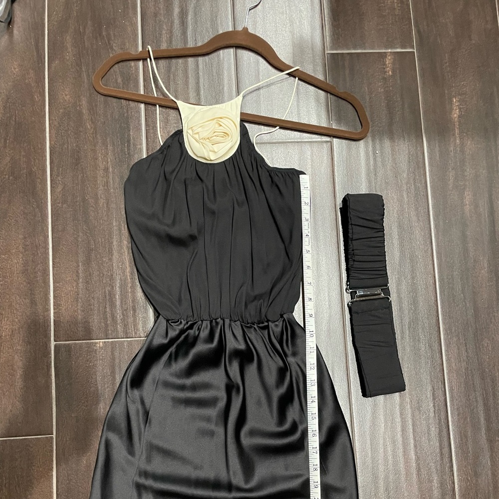 Lia Kes satin dress. Very pretty.
